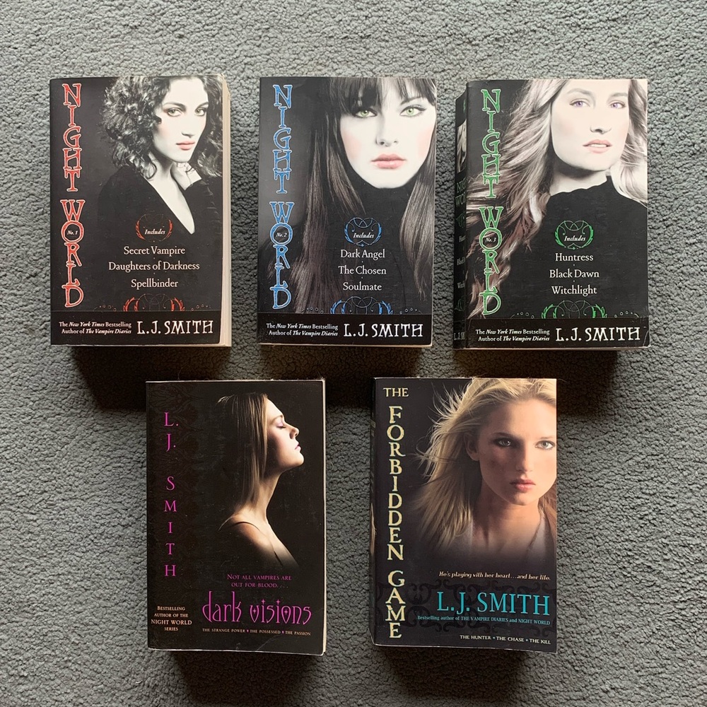 Collection of YA fantasy novels by L.J. Smith